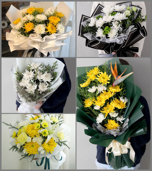 湖南株洲醴陵市茶山镇白事花束代送